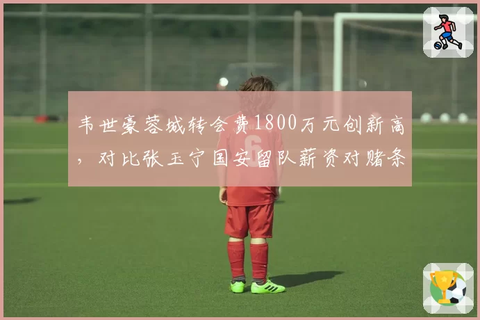 韦世豪蓉城转会费1800万元创新高，对比张玉宁国安留队薪资对赌条款风格截然不同
